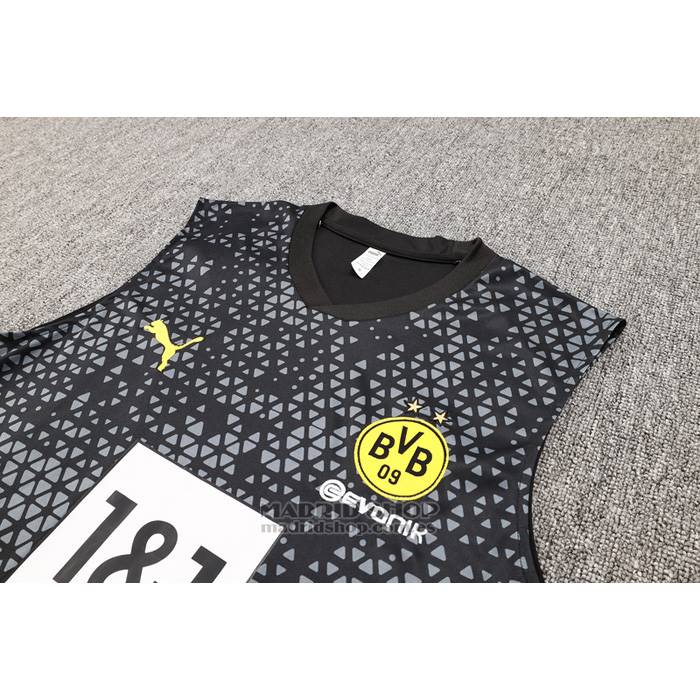 Chandal del Borussia Dortmund Sin Mangas 2024-2025 Negro